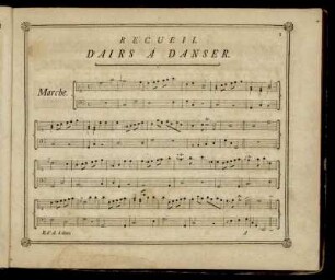 Recuell D`airs A Danser.