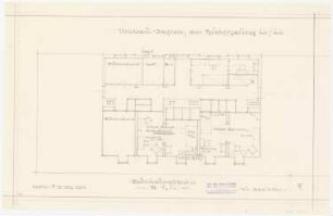 Haus Darré, Berlin-Dahlem Umbau: Möblierungsplan 1:50