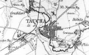 Taucha. Stadt und Umgebung, aus: Führer für Taucha und Umgebung, 1906