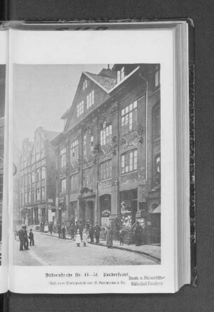 Düsternstraße Nr. 43-51. Vorderfront.