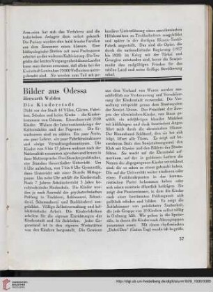 Bilder aus Odessa