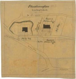 Billing, Hermann; Diedesheim - Neckarelz; Portland - Zementwerke - Lageplan