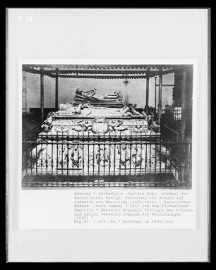 Grabmal der Katholischen Könige, Ferdinand von Aragón und Isabella von Kastilien