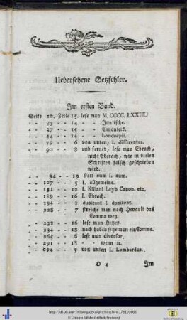 Übersehene Setzfehler.