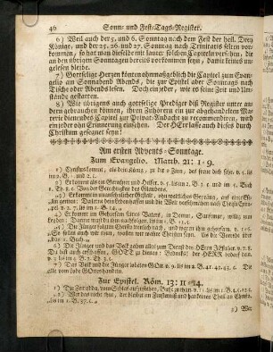 46-56, Am ersten Advents-Sonntage; ...