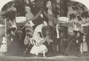 Dresden: "Tingel-Tangel", Revue aus der Zeit des Bismarckschen Kulturkampfes 1873, Dresden-Altstadt, Ladengasse 29