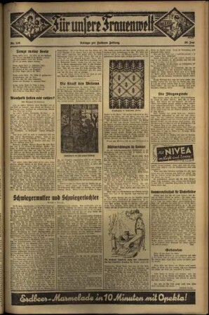 Zweite Ausgabe vom Donnerstag, den 27. Juni 1935.