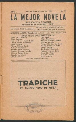 1928003500: La ley de las Pampas, [3] : (inédita) ; (conclusión)