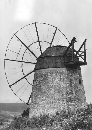 Eckartsberga. Turmholländer, Baujahr 1831, Ansichtskarte