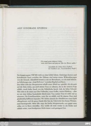 Auf Sindbads Spuren
