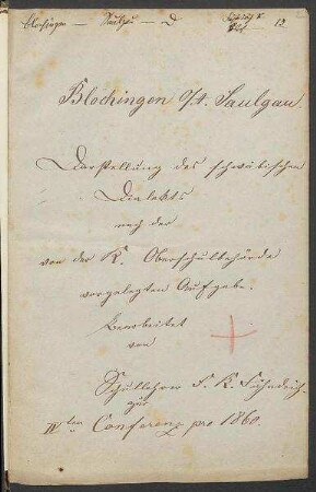 Sprachaufsatz aus Blochingen OA Saulgau