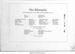 Der Biberpelz