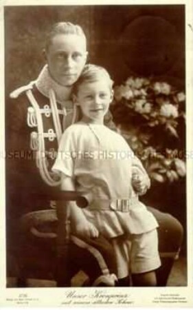 Kronprinz Wilhelm mit seinem Sohn