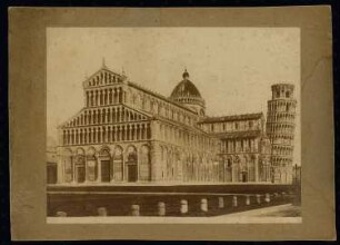 Dom Santa Maria Assunta, Pisa: Westansicht mit Campanile
