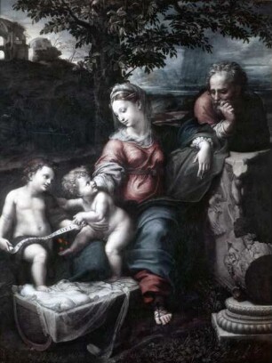 Die Heilige Familie unter der Eiche
