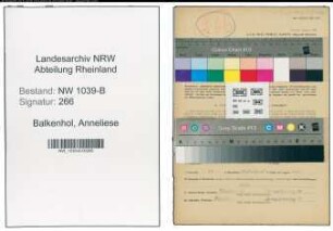 Entnazifizierung Anneliese Balkenhol , geb. 15.07.1915 (Lehrerin)