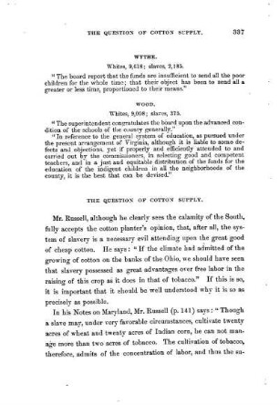 The Question of Cotton Supply,