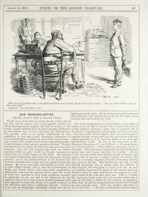 Officer (to boy of thirteen who, in his effort to get taken on as a bugler, has given his age as sixteen)