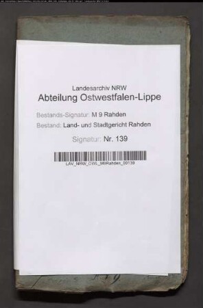 Erblasser: Duncker auch Dunker, Johann Christoph; Erblasser: Dunker, Christine Engel, geb. Dunker: