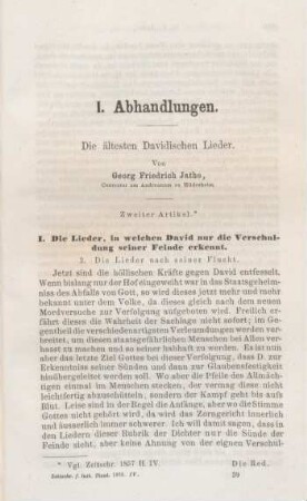 609-650 Die ältesten Davidischen Lieder : zweiter Artikel