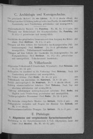 C. Archäologie und Kunstgeschichte