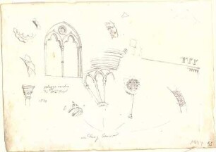 Neureuther, Gottfried von; Mantua, Cremona - Lombardei (Italien); Palazzo Vecchio, Dom - Details