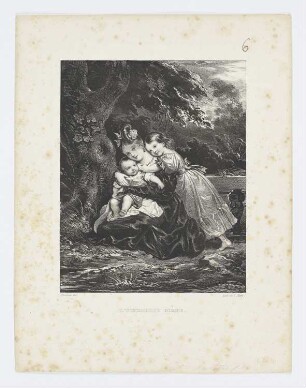 L’Heureuse mère, Blatt 6 der Folge "Lithographisches Album"