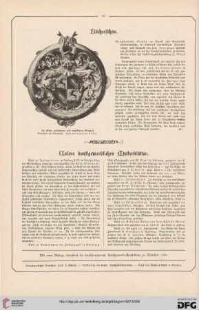 Unsere kunstgewerblichen Musterblätter