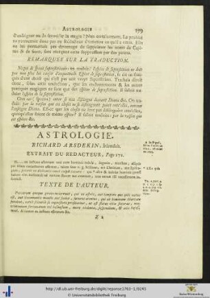 Astrologie