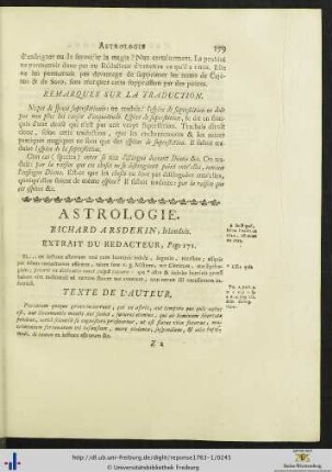 Astrologie