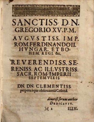 De Sacr. Rom. Imperii Septemviratv Commentarivs