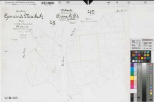 Marbeck (Borken), Rentengutsache Döring, Bl. 4 Urkarte Marbeck Flur 48;49