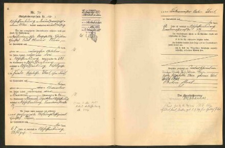 Standesamtsbuch der Stadt Aschaffenburg: Eheschließungen 252/1930 - 130/1931