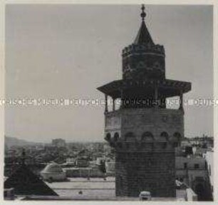 Tunis, Schönses Minarett der alten Kasbah-Moschee