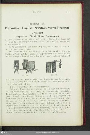 Sechster Teil: Diapositive, Duplikat-Negative, Vergrößerungen