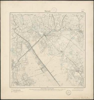 Meßtischblatt 1365 : Barssel, 1900 : Barssel. - Aufn. 1898. - 1:25000. - [Berlin]: Reichsamt für Landesaufnahme, 1900. - 1 Kt.