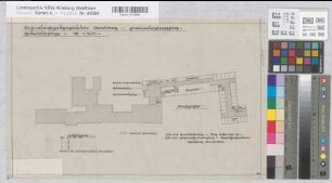 Arnsberg, Bezirksregierung, Hauptgebäude Seibertzstr. 1, Grundrissskizze Dachgeschoss