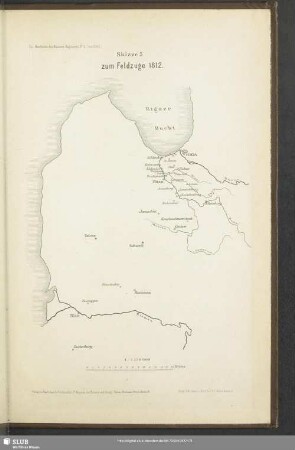 Skizze 5 zu den Feldzuge 1812
