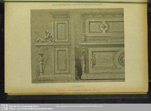 Concurrenz des Dresdner Kunstgewerbevereins.Pianino