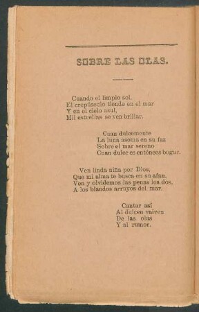 Sobre las olas