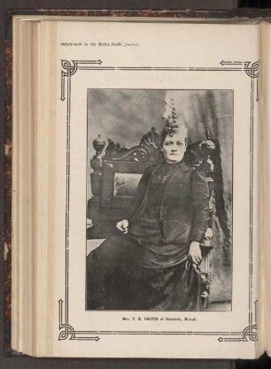 Mrs. T. R. Foster of Honolulu, Hawaii.