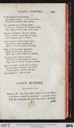 Canto secondo