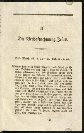 17-32, II. Die Verhaftnehmung Jesus.