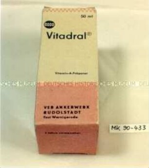 Verpackung für Vitaminpräparat "Vitadral®"