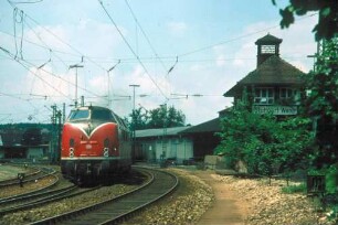 Gäubahn Stuttgart West Lok 221 107 Durchfahrt DC 481 S-ZH Stw Swt