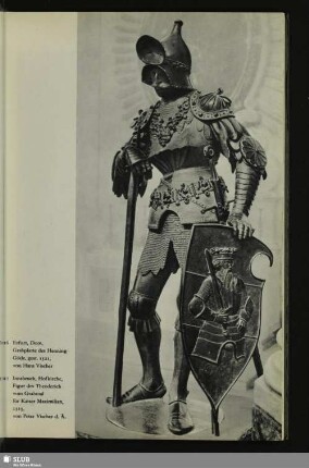 Innsbruck, Hofkirche, Figur des Theoderich vom Grabmal für Kaiser Maximilian, 1513, von Peter Vischer d. Ä.
