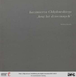 Kazimierza Chłędowskiego "kraj lat dziecinnych”