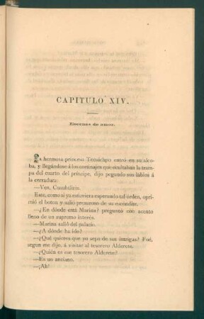 Capítulo XIV. - Escenas de amor.