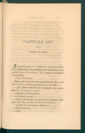 Capítulo XIV. - Escenas de amor.
