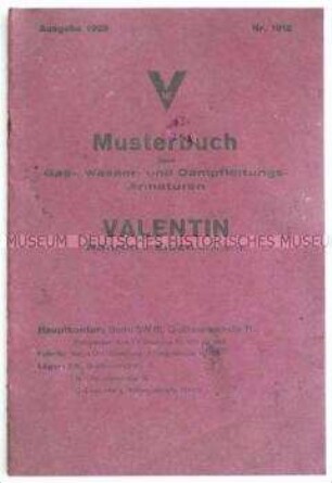 Angebotskatalog für Armaturen der Firma Valentin